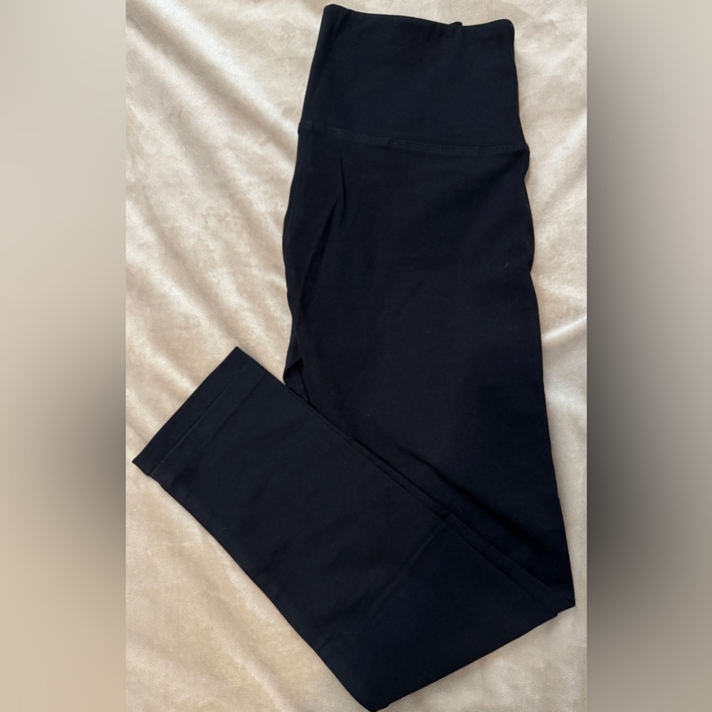 NWT Soft Surroundings Slimatations Knit Black High-Waisted Leggings XS Petite